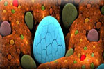 Fantasy eggs Easter difference finding game